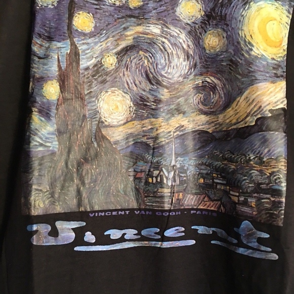 Noche Estrellada Darth Vader Van Gogh - Polera Para Hombre | Cuotas sin interés